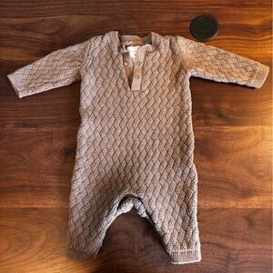 Carter’s Little Planet Brown Sweater Jumpsuit